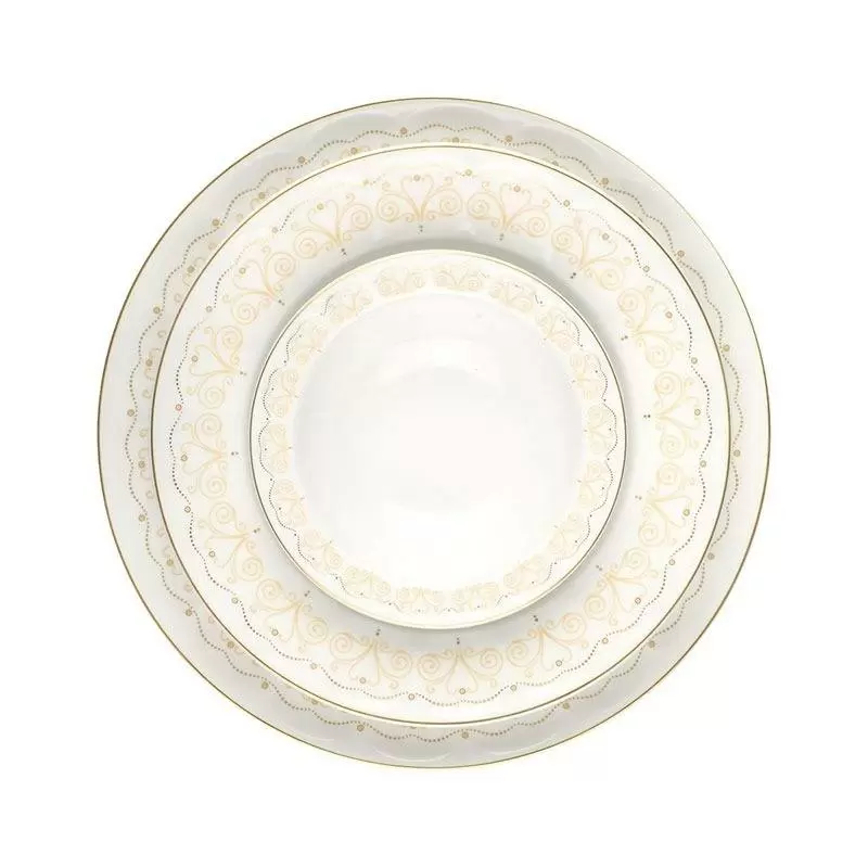 سرویس 29 پارچه چینی زرین - نیوکلاسیک 6 نفره هیلدا -درجه عالی